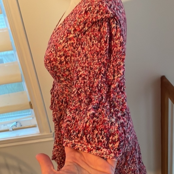 🌸 Ba&Sh Pink “Nina” V-Neck Tiered Mini Dress – Size M 🌸 - Picture 16 of 16